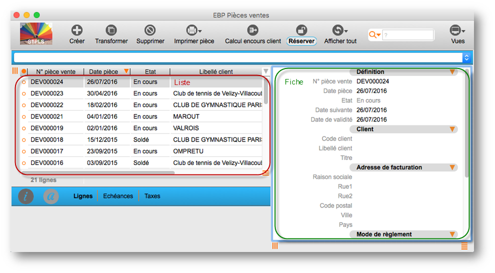 Creer Un Devis Dans Ebp Devis Et Facturation Mac Centre D Aide Ebp