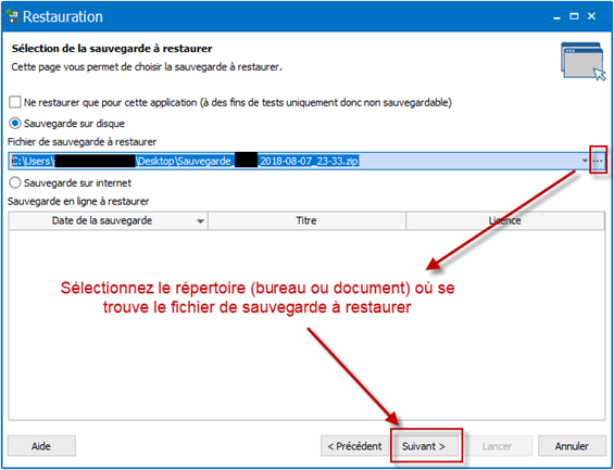 Restaurer Une Sauvegarde Dans Ma Solution Ebp Open Line Centre D Aide Ebp