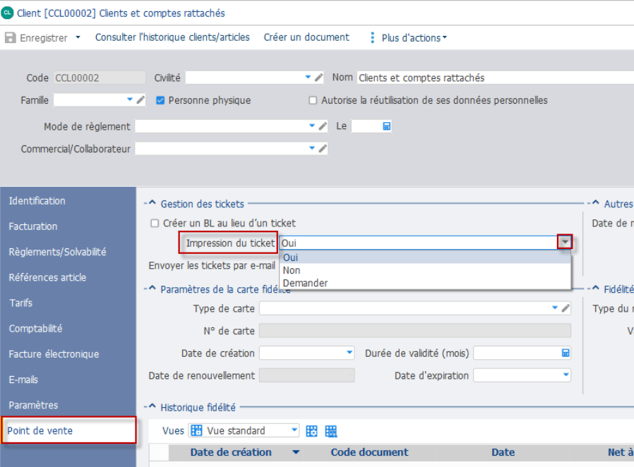 Sursis pour l'impression automatique des tickets de caisse - Points de Vente